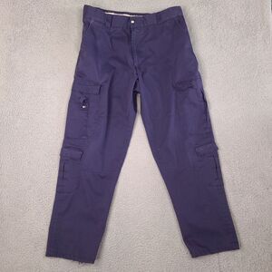 Rothco EMT Cargo Pants Mens Large 37x31 Blue‎ Military Trouser Adjustable